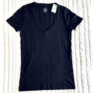 Black V-Neck T-Shirt